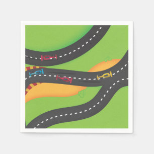 Serviettes En Papier Grand Prix de course automobile