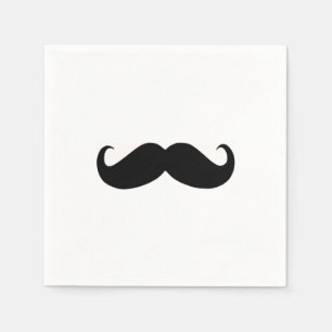 Serviettes En Papier Hausse moustache papier Napkin