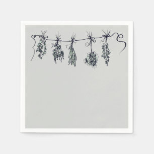 Serviettes En Papier Herbes du jardin