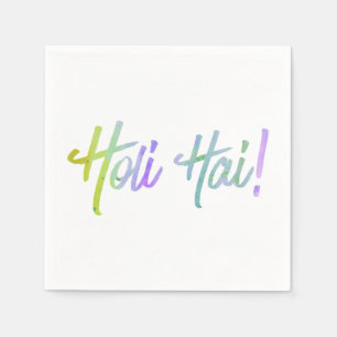 Serviettes En Papier holi ES - HOLI HAI grunge pastel 1