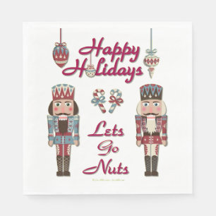 Serviettes En Papier Holiday Nutcracker