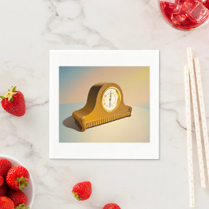Serviettes en papier Horloge Vintage