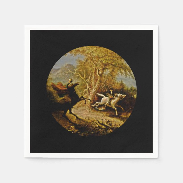 Serviettes En Papier Horseman sans tête de Sleepy Hollow (Devant)