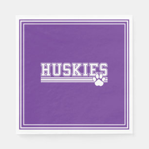 Serviettes en papier Huskies