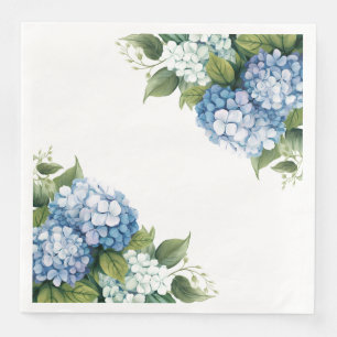 Serviettes en papier Hydrangea