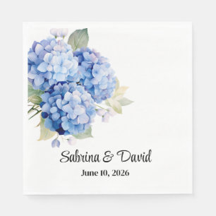 Serviettes en papier Hydrangea