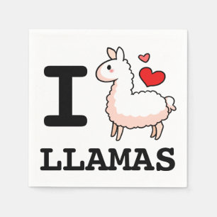 Serviettes En Papier I lamas de lama