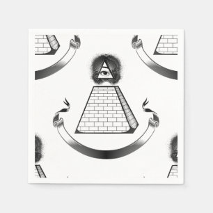 serviettes en papier illuminati