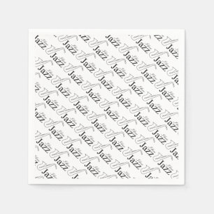Serviettes En Papier J'aime le jazz