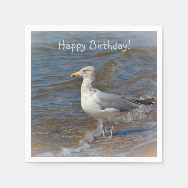 Serviettes En Papier Jeter un regard sur Seagull (Devant)