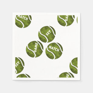 SERVIETTES EN PAPIER JEUX SET MATCH