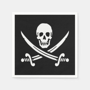 Serviettes En Papier Jolly roger