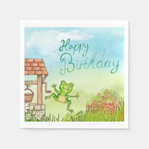 Serviettes En Papier Joyeux anniversaire