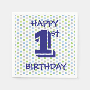 Serviettes En Papier Joyeux Anniversaire