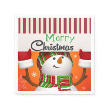 Serviettes en papier Joyeux Noël