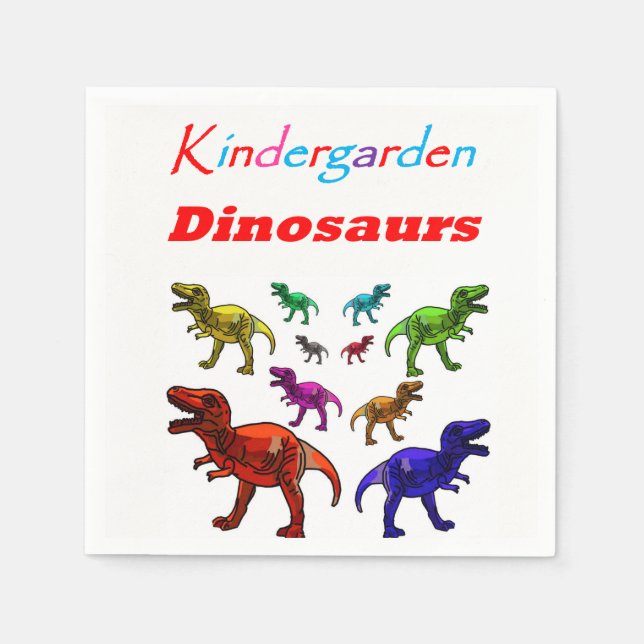 Serviettes en papier Kindergarden (Devant)