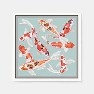 Serviettes En Papier Koi