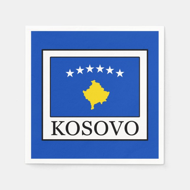 Serviettes En Papier Kosovo (Devant)