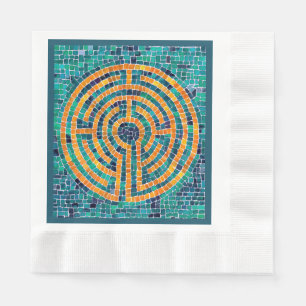 Serviettes en papier LABYRINTH II Coined Lunch - V