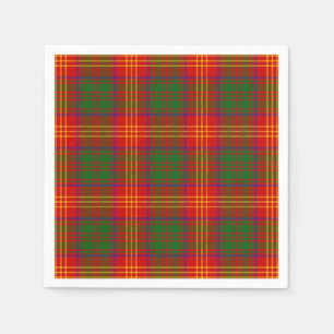 Serviettes En Papier Le clan brûle le tartan