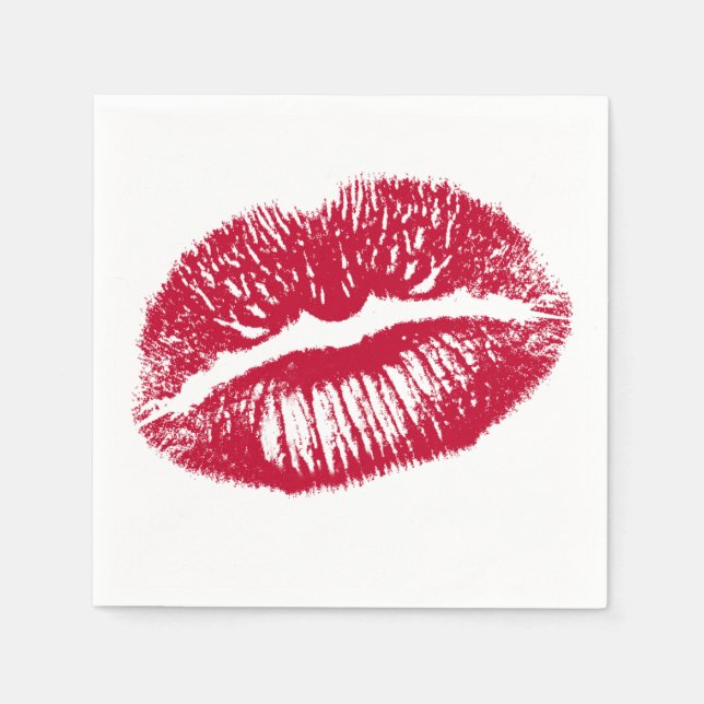 Serviettes En Papier Le Kiss (Devant)