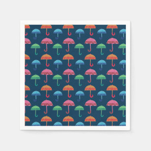 Serviettes En Papier Le parapluie de fantaisie