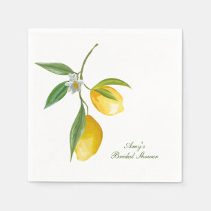 Serviettes en papier Lemon Main Squeeze