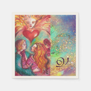 SERVIETTES EN PAPIER LES CITOYENS DE LA PERTE DES OMBRES, LES AMOUREUX 