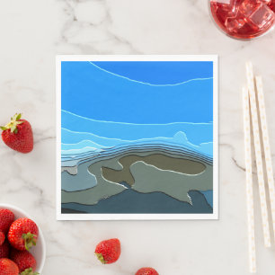 SERVIETTES EN PAPIER LES MONTAGNES