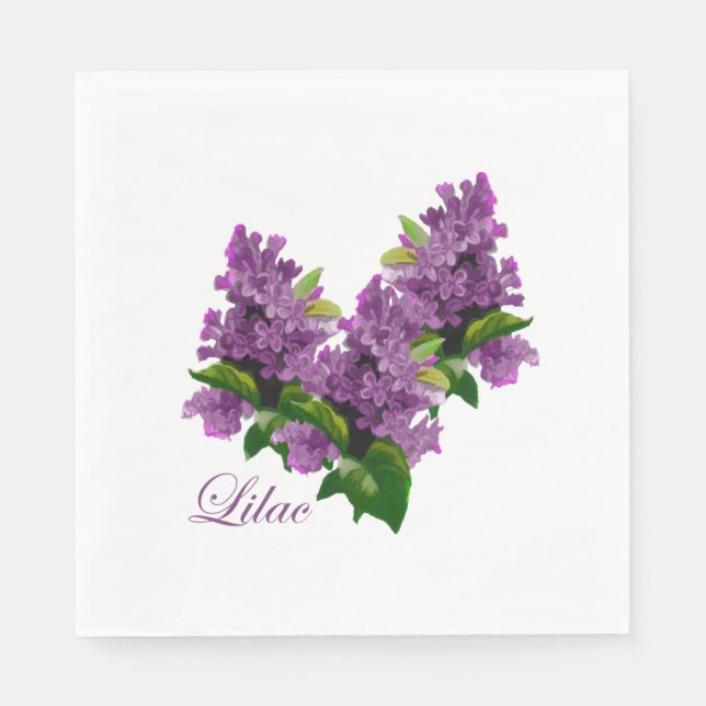 Serviettes en papier Lilacs (Devant)