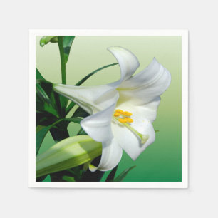 Serviettes En Papier Lily de Pâques