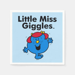 Serviettes En Papier Little Miss   Petite Miss Giggles Aime Rire