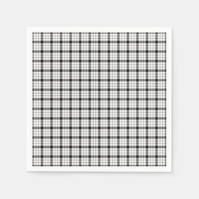 Serviettes En Papier MacFarlane Tartan (Devant)