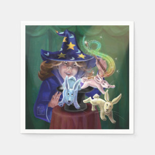 Serviettes En Papier Magic Act