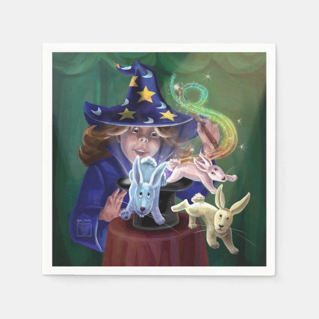 Serviettes En Papier Magie (Devant)