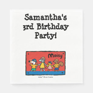 Serviettes En Papier Maisy et les meilleurs amis tiennent les mains