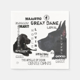 Serviettes En Papier Majestic Great Danes