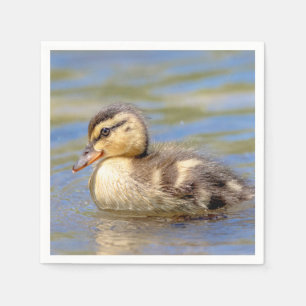 Serviettes En Papier Mallard Duckling