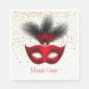 Serviettes en papier Mardi Gras