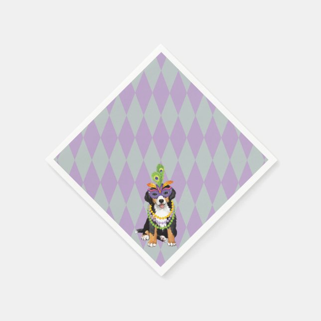Serviettes En Papier Mardi Gras Berner (Coin)