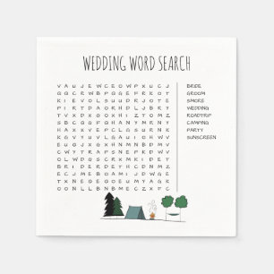 Serviettes En Papier Mariage Word Recherche Cocktail Napkins