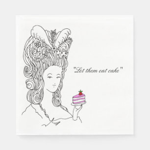 Serviettes En Papier Marie Antoinette Napkin