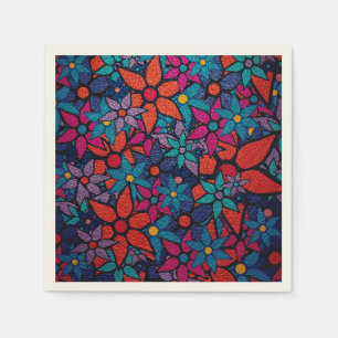 Serviettes En Papier Modèle floral tendance #3