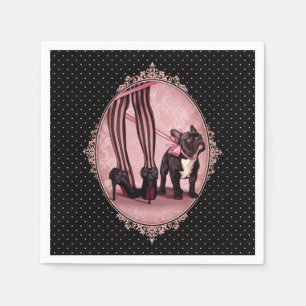 Serviettes En Papier Mon bouledogue français