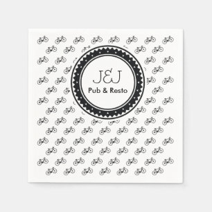 Serviettes En Papier Motif à vélo