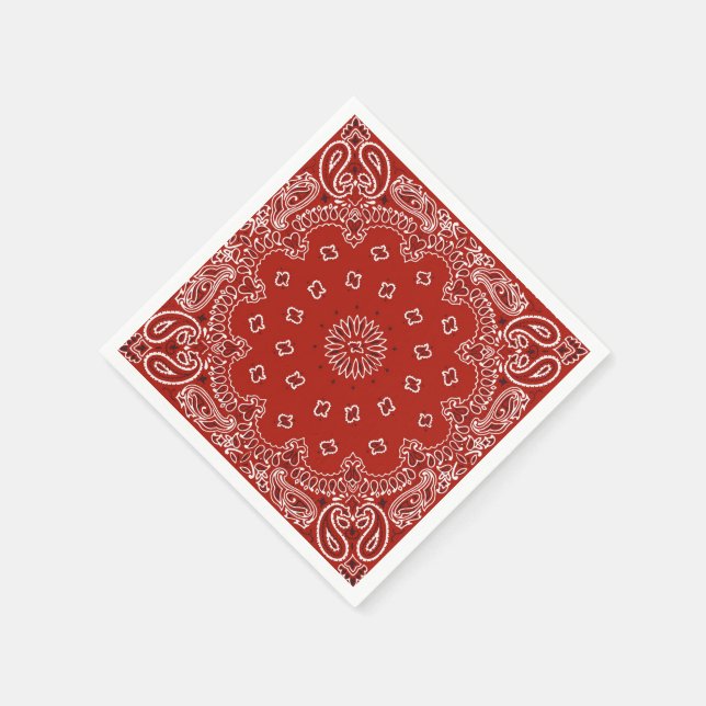 serviettes en papier motif de la fête de l'Ouest r (Coin)