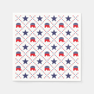 Serviettes En Papier Motif républicain du diamant