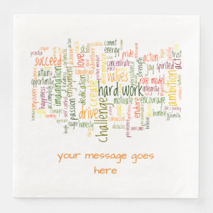 Serviettes En Papier Motivational Confiance Booster - effet placebo