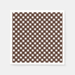 SERVIETTES EN PAPIER NAPKINES DE PAPIER BROWN 13 SOMBRES CHEX
