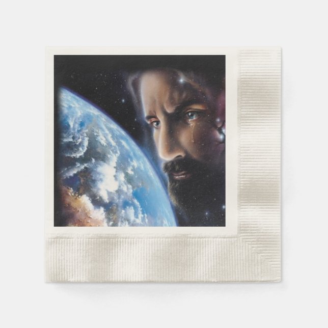 Serviettes En Papier Napkins Jesus (Devant)